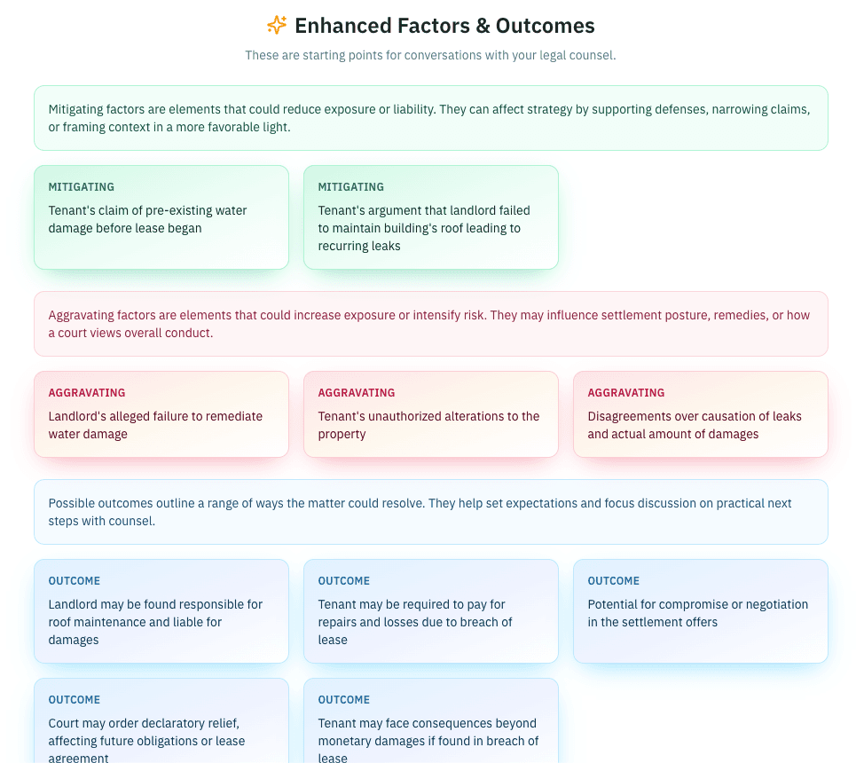 Enhanced Factors & Outcomes